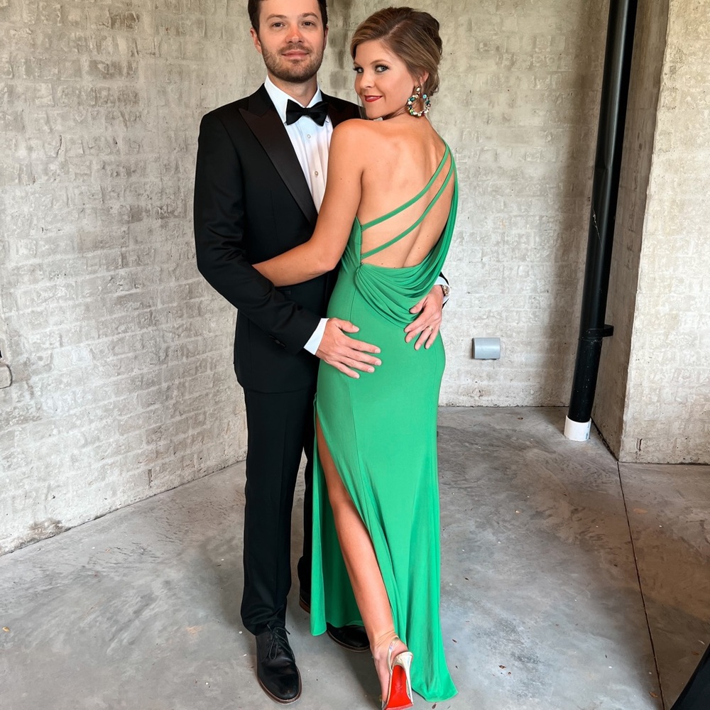 Green Mac Duggal Dress